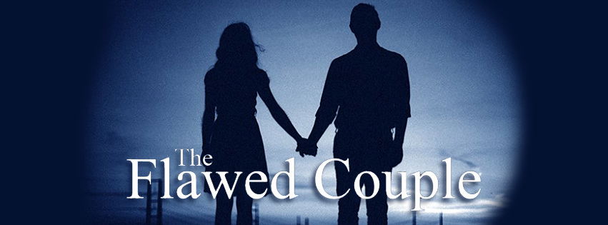 The Flawed Couple — silhouette of a couple holding hands at dusk